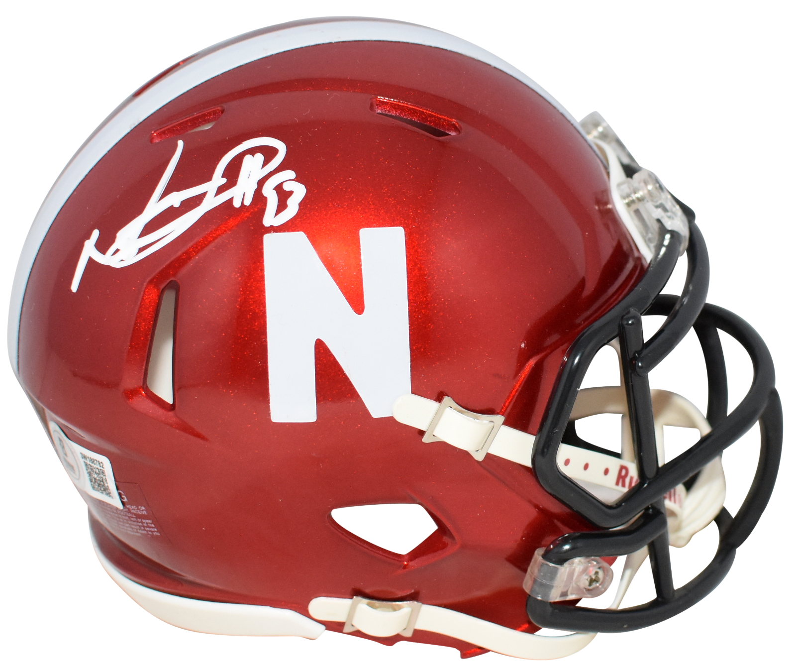 Ndamukong Suh Autographed Signed Nebraska Cornhuskers FLASH SPEED MINI HELMET BECKETT 