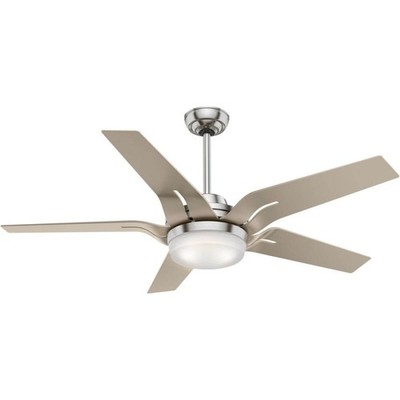 New Casablanca Correne 56'' Modern Ceiling Fan, Brushed Nickel, LED, Remote 59197