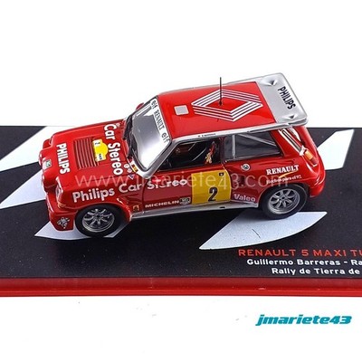 Renault R5 Maxi Turbo 4x4 Proto #2 G. Barreras - Minguez Rally Avilés 1989 1:43