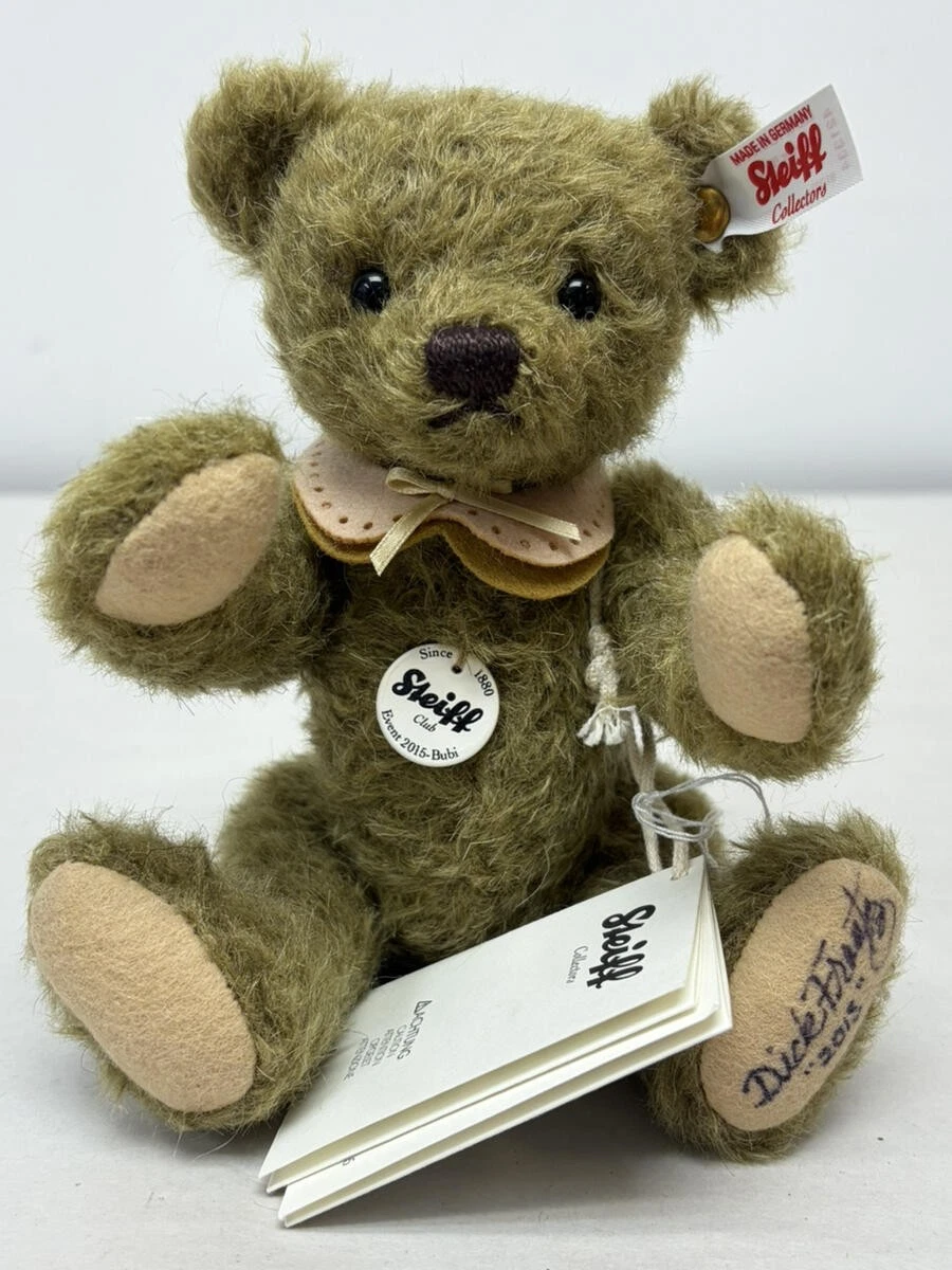Steiff Teddy Bear 038365 – Alpaga Vert Foncé – 2008 – Neuf – Édition Limitée