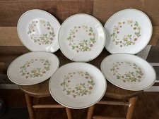VTG Corelle - Strawberry Sundae - 10.5" Dinner Plates - set of 6