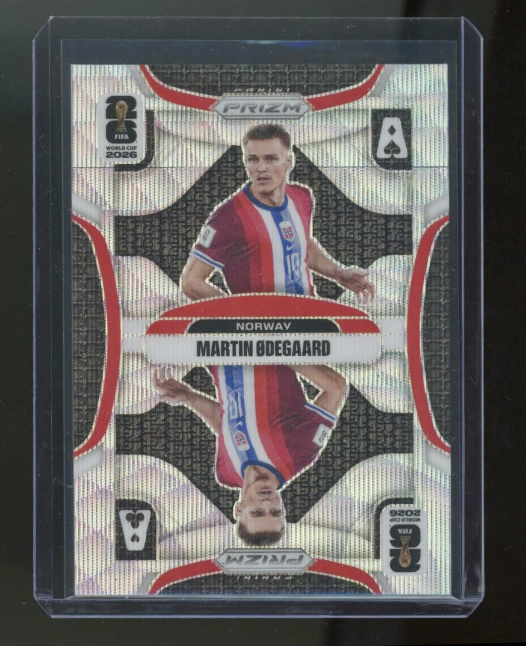 Martin Odegaard 2026 Panini Prizm FIFA World Cup Wave Prizm Aces Insert Card #20