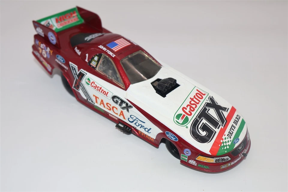 JOHN FORCE 2002 WINNERS CIRCLE TASCA FORD/CASTROL GTX FORD MUSTANG FUNNY CAR - Image 3 of 4