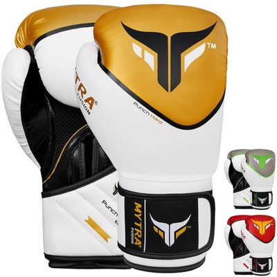 MYTRA Rex Leather Boxing Gloves Sparring Training Boxing Punching Mitt 10OZ-16OZ