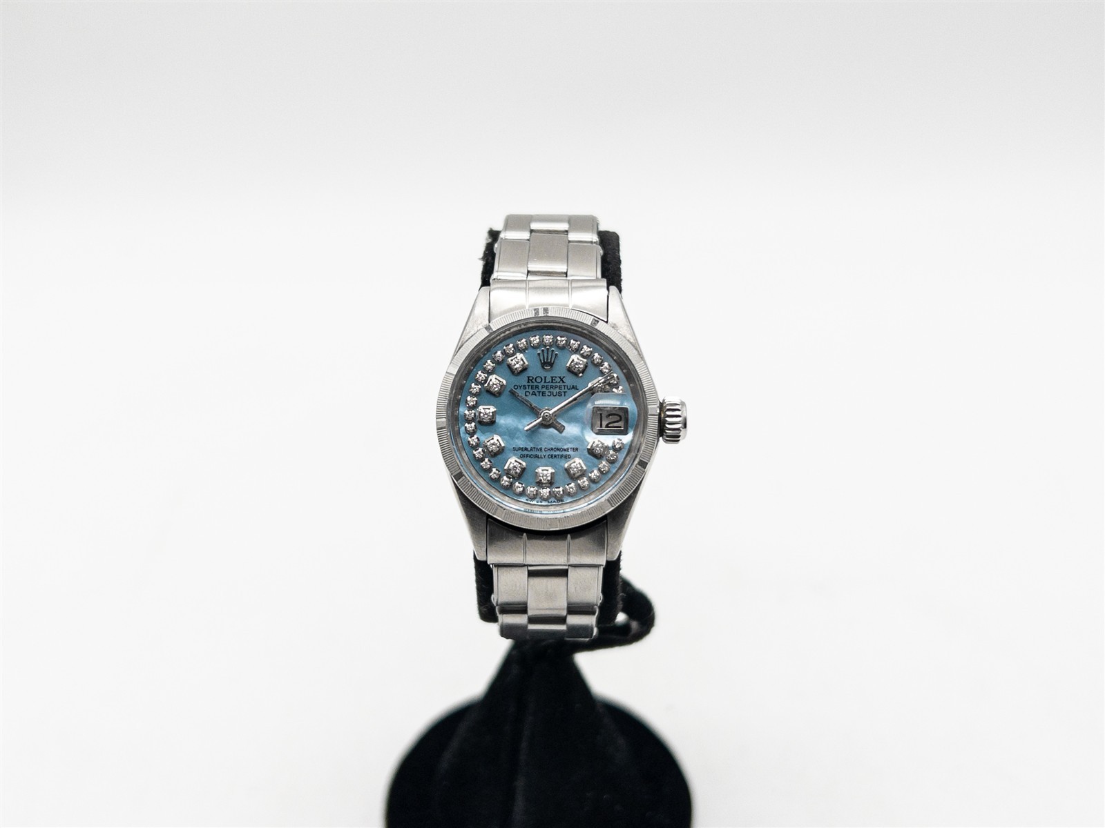 Estate $9000 ROLEX DATEJUST BLUE MOP