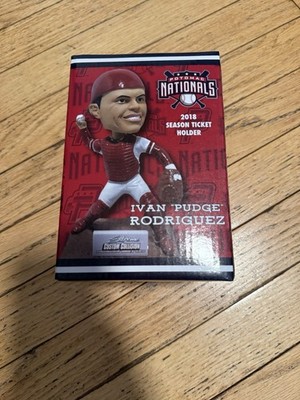 Washington Potomac Nationals Ivan Pudge Rodriguez Bobblehead SGA Fredericksburg