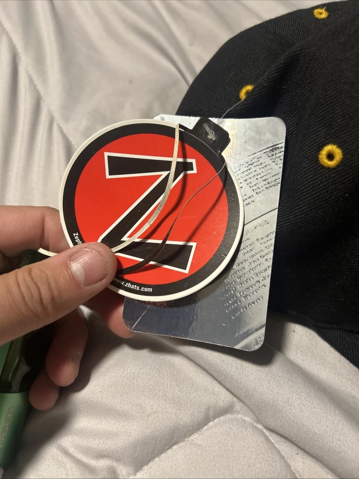 BOSTON BRUINS Black Zephyr 7 1/4 Baseball Cap Hat Embroided logo NEW NHL - Image 3 of 4