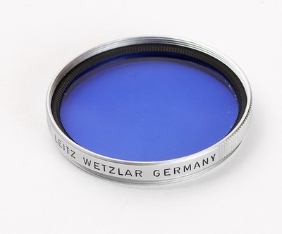 E.Leitz NY PF Leica Filter Blue PF E39 39mm S39 Screw In Blau / Blue No.0970