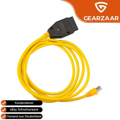 ENET Ethernet Ersatz für BMW Interface Codierung RJ45 OBD 2M Kabel