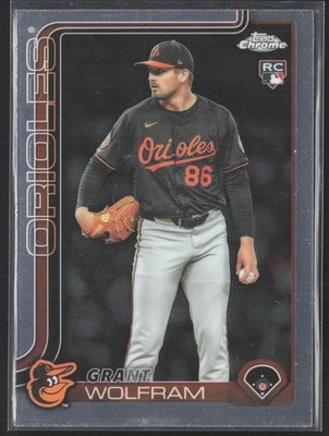 2025 Topps Chrome Update Series - Grant Wolfram #USC31 (RC)