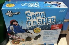 Snow Dasher 38" Inflatable Tube PVC Molded Handles GLX Sports 5 And Up Large 16G