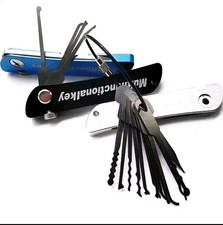 21pcs Stainless Steel Portable Key Practice Set Professional Key Door Open...