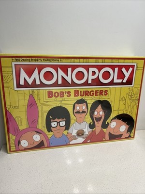 Monopoly Bob's Burgers Edition Board Game - NEW and Sealed