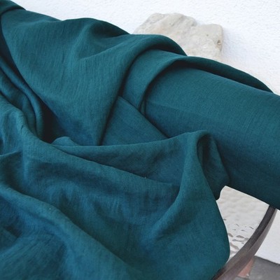 Natural Linen Fabric by Yard Soft Washed Sewing Material Clothing Upholstery DIY