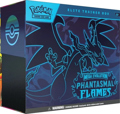 POKEMON TCG MEGA EVOLUTION PHANTASMAL FLAMES ETB ELITE TRAINER BOX SEALED - Picture 1 of 5
