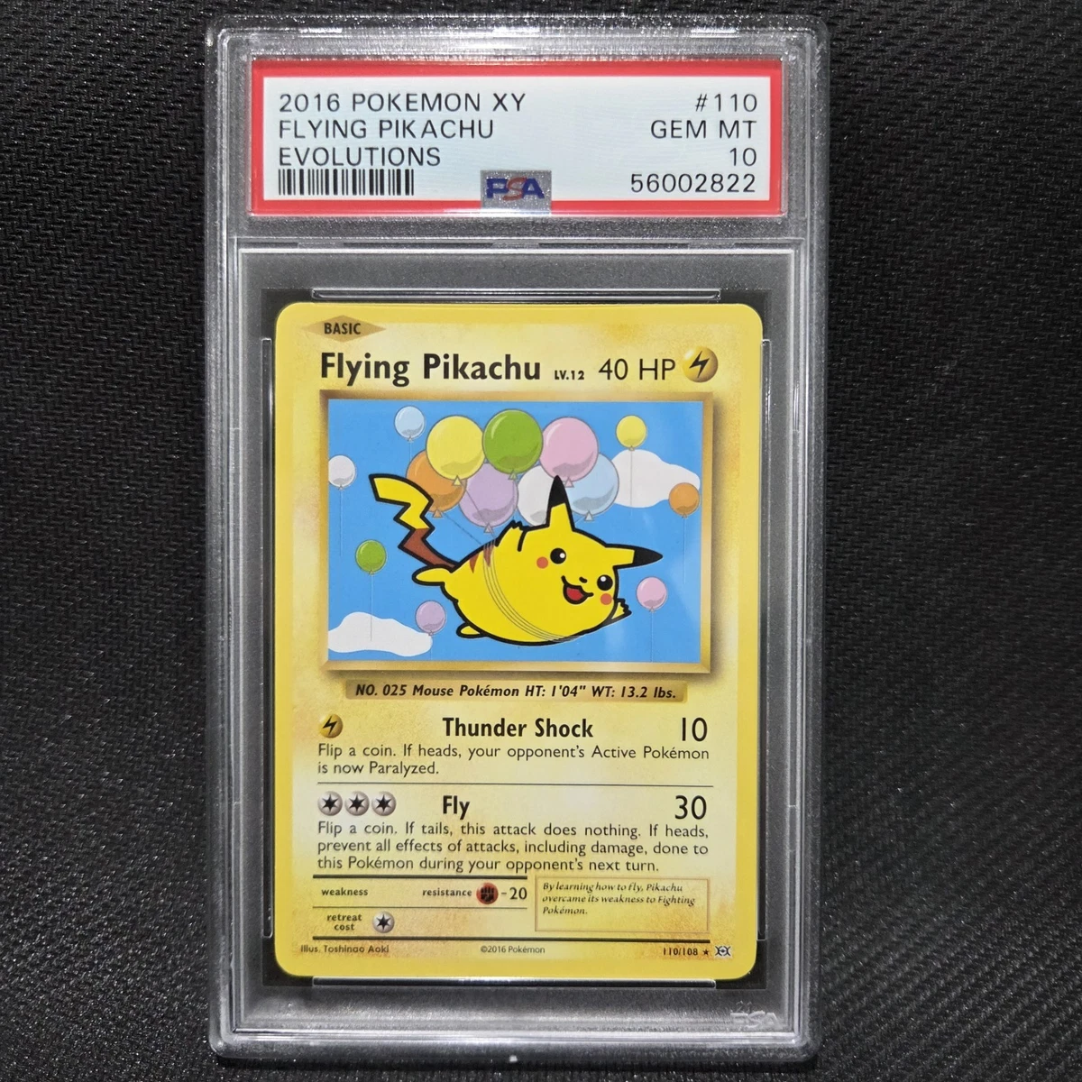 Pikachu Pokémon TCG Grade 10 XY Individual Collectible Card Game