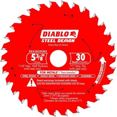 Diablo Tools 53/8 In. X 30 Tooth Metal Cutting Saw Blade