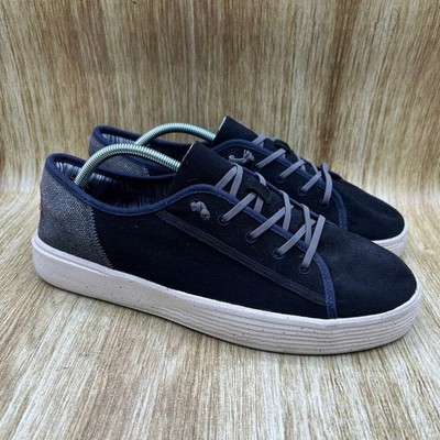 Hey Dude Shoes Cody Coastline Men's Size 11 Black Navy Slip On Casual Boat Shoes