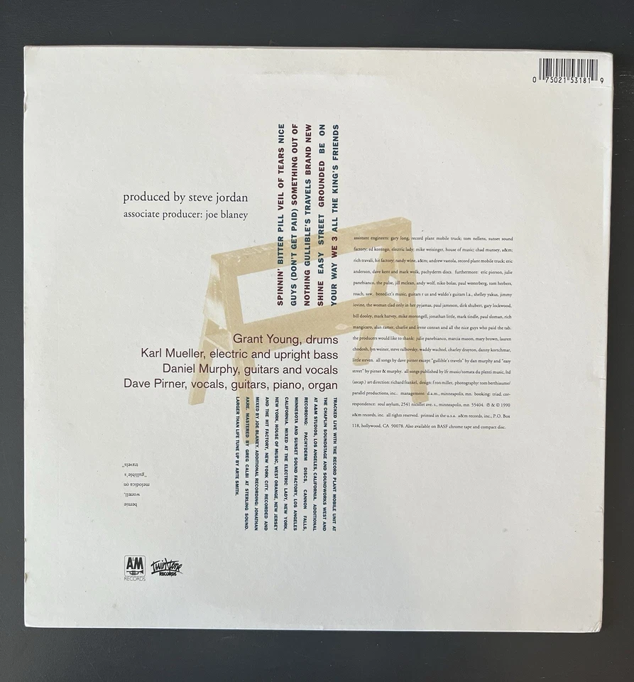 Soul Asylum – And The Horse They Rode In On Vinyl, 1990 Blue USA Release. - Image 2 of 4