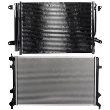 Radiator Condenser for Volkswagen Beetle Jetta 2.0L 2.5L 2013 2014 13215