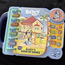 Vtech Bluey's Book of Games - Tested And Working learning book