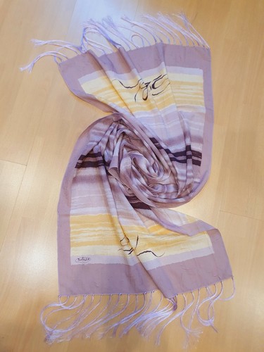 XXL Überwurf Poncho Pashmina Schal Stola Patchwork Fransen halsTuch Designer Top - Bild 6 von 10