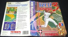 R.B.I. Baseball 3 - Cover Art Only (Sega Genesis) Authentic