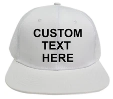 Personalized Embroidered Text Unisex Trucker Cap, Adjustable Hat, Custom Text