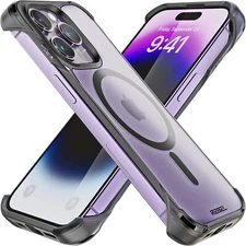 Phone Rebel- Flex Series Frosted Clear Exposed Case For iPhone 14 Pro Max 14 Pro