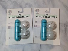 Cord Organizer Wires Lot of 2 3 Packs