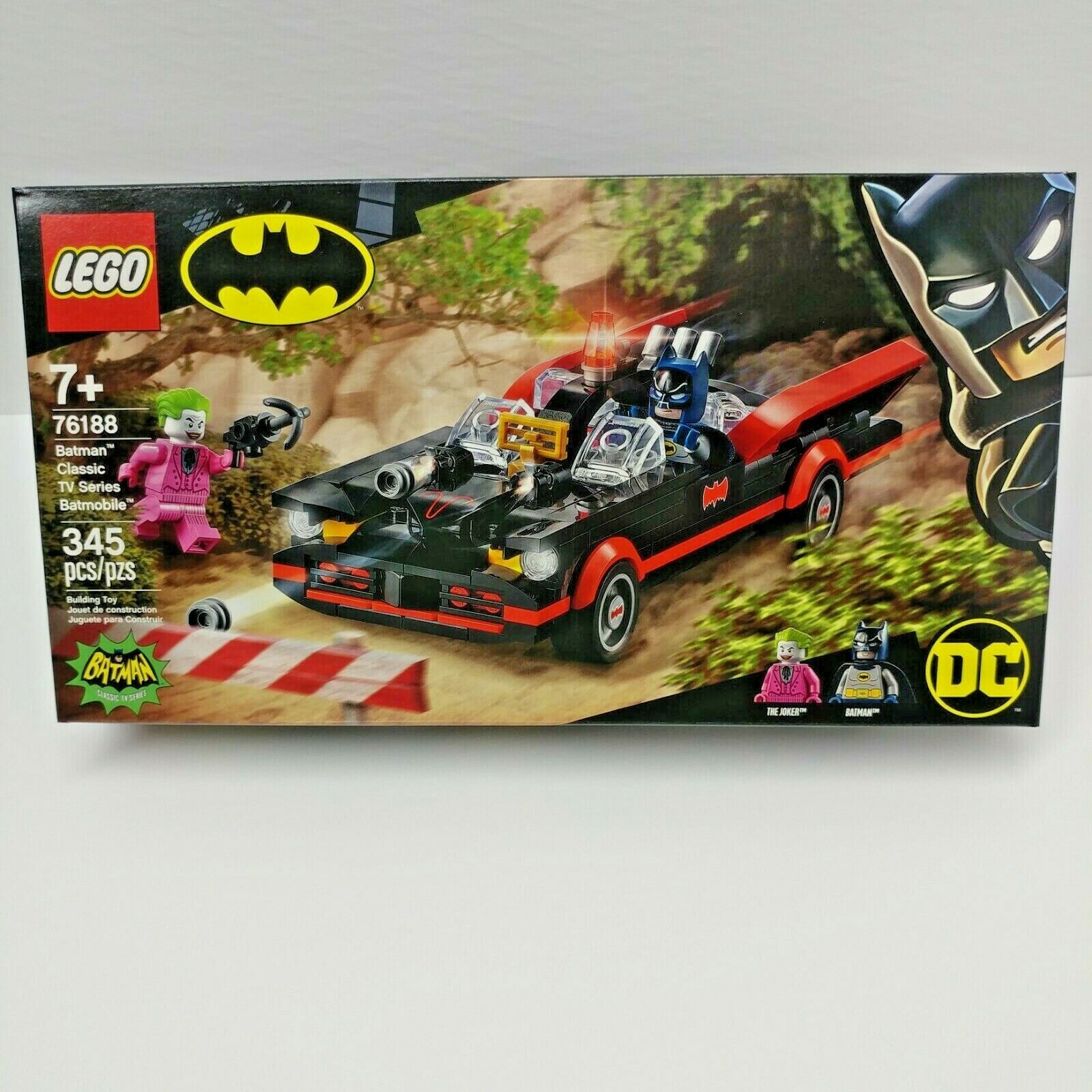 LEGO DC Batman: Batman Classic TV Series Batmobile 76188 Building Toy (345  Pieces) 