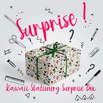 Kawaii Briefpapier Lot Box Geburtstagsgeschenk Schreibwaren Geschenkset, 15 Artikel im Wert von £50+
