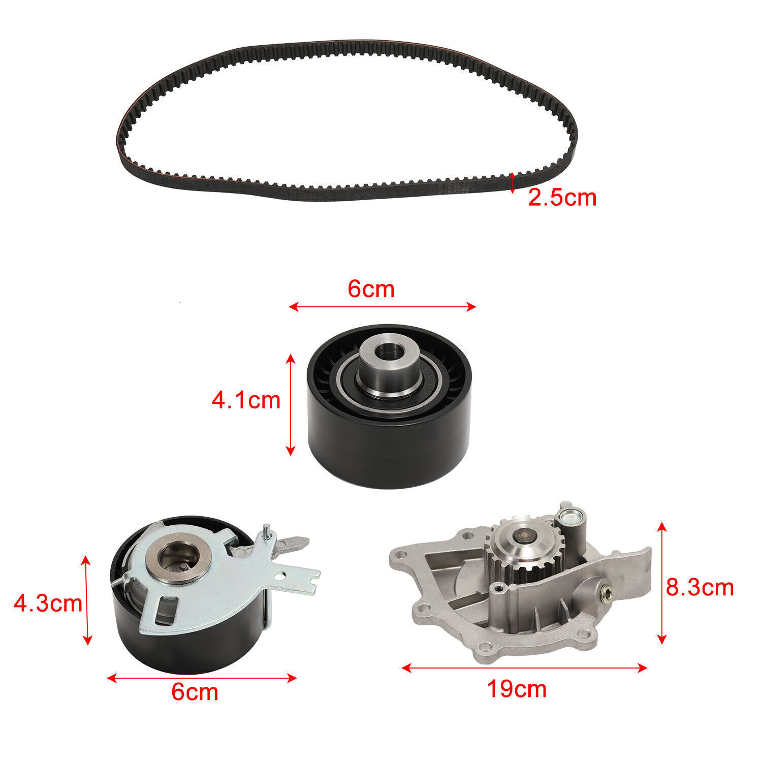 For Range Rover Evoque 2.2 Diesel Timing Belt Kit & Water Pump LR032527
