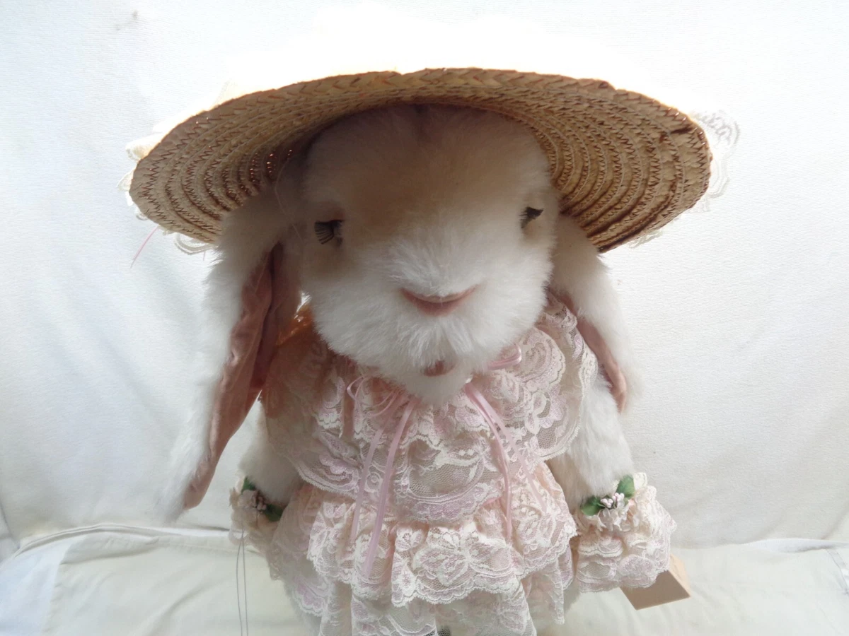 Large Vintage Tilly Collectible Plush Rabbit wOrig Tags & Stand | eBay