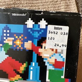 Urban Champion NES Nintendo Gloss Over Matte DOUBLE Sticker x2 & Pricetag RARE🦄