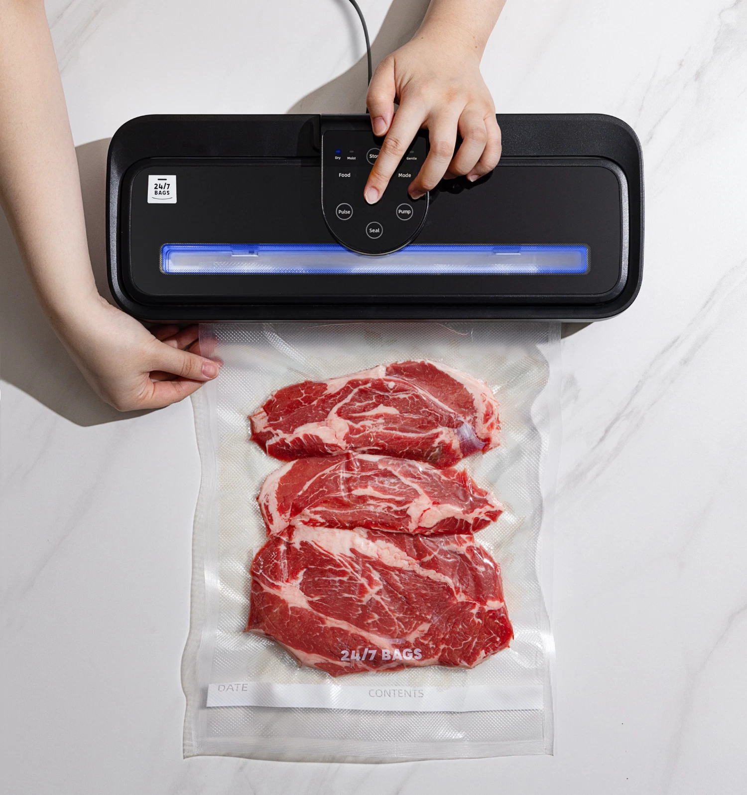 Vacuum Seal Machine, 4 Modes, Compact, One Touch, Easy To Use