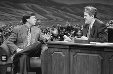 Sportscaster Bob Costas During An On Jay Leno 1993 Tv Old Photo 1