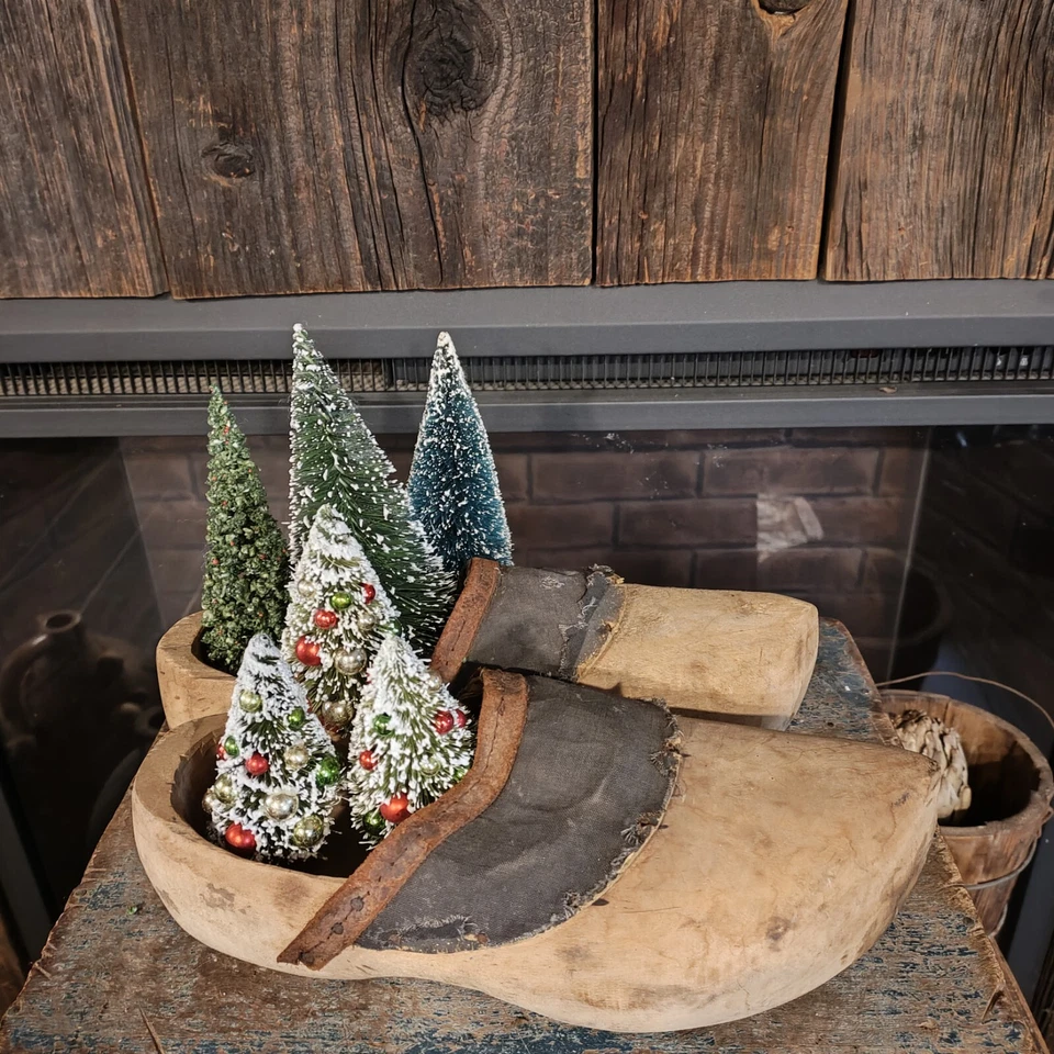 Antique Dutch Wooden Clogs - Image 3 of 4