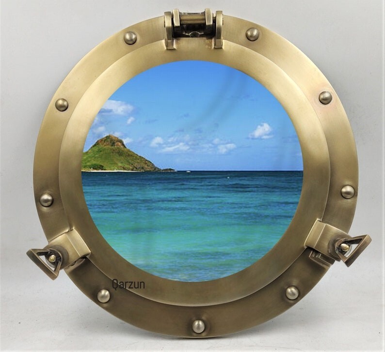 New Design Antique Maritime Nautical Ship Boat Wall Mirror Brass Porthole  Mirror