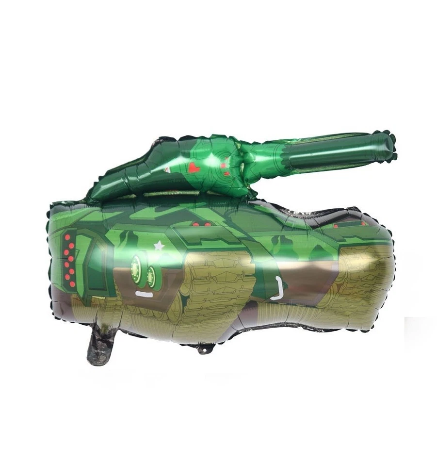 Huge Tank Balloon Military Army Soldier Weapon Birthday Party Decor Helium/Air - Image 2 of 3
