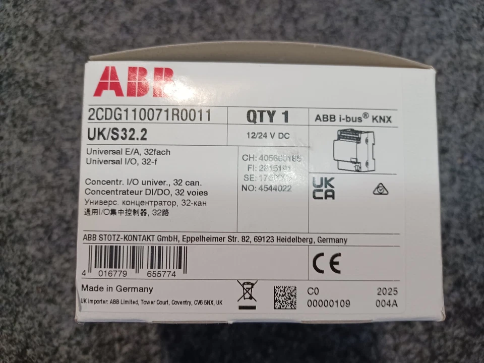 ABB UK/S 32.2 EIB KNK Universal  32fach.  OVP versiegelt - Bild 1 von 2