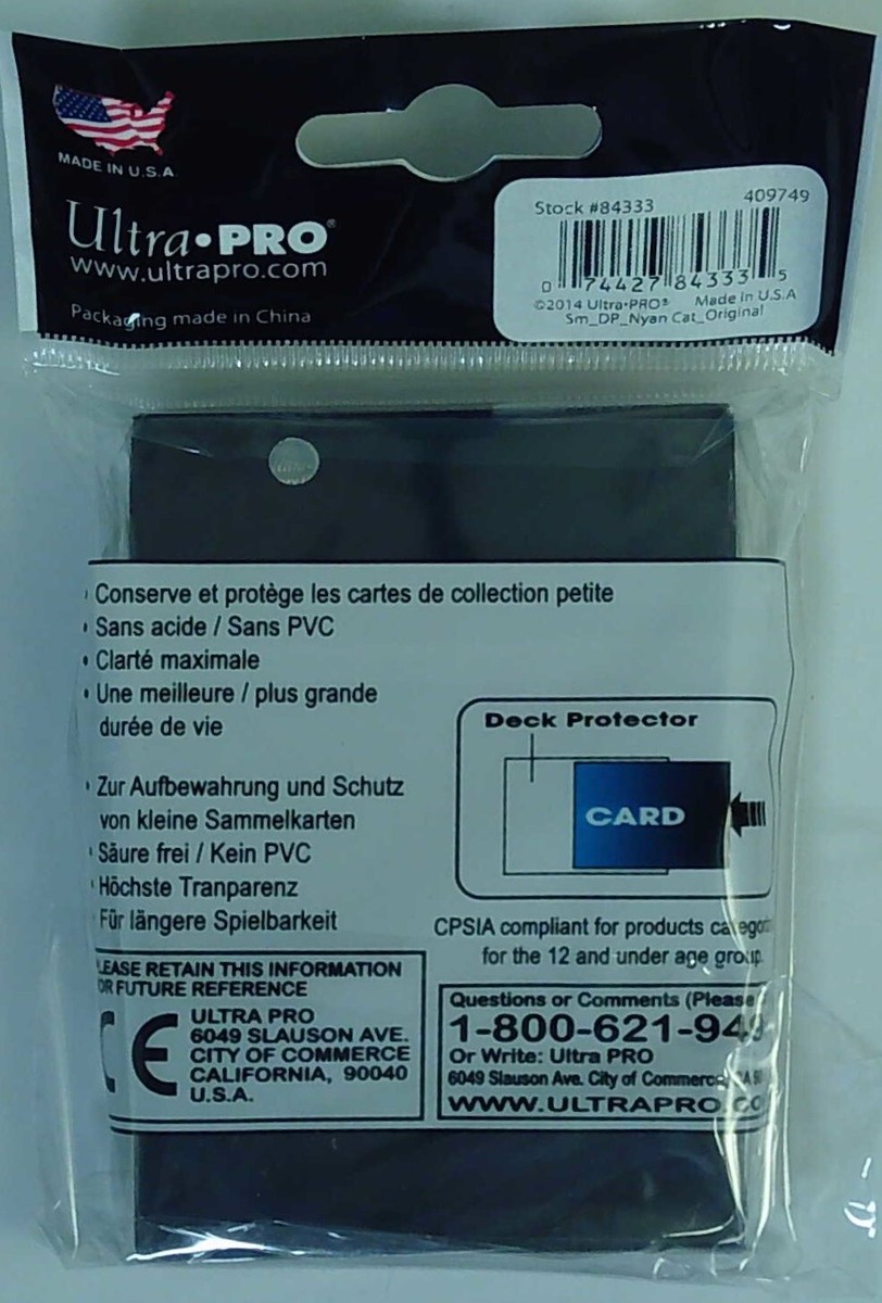 Ultra Pro CCG Card SLEEVES: Nyan Cat Small 60ct (ULP 84333) | eBay