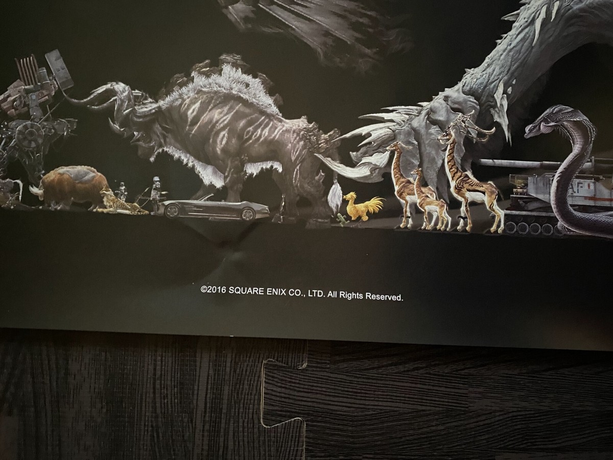 Final Fantasy XV Monster Poster B2 20.28x28.66in Square Enix