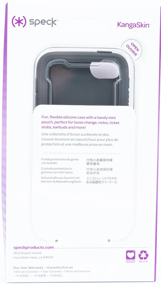 Funda táctil suave de grafito Speck Kangaskin para dispositivo iPod Touch quinta generación Foto 2 de 2