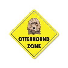Otterhound Plastic Street Sign Crossing Xing Gift Novelty Funny