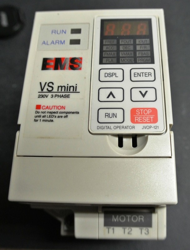 EMS CIMR-XCBD20P4 EMS 3A 230V 1HP VS Mini VFD