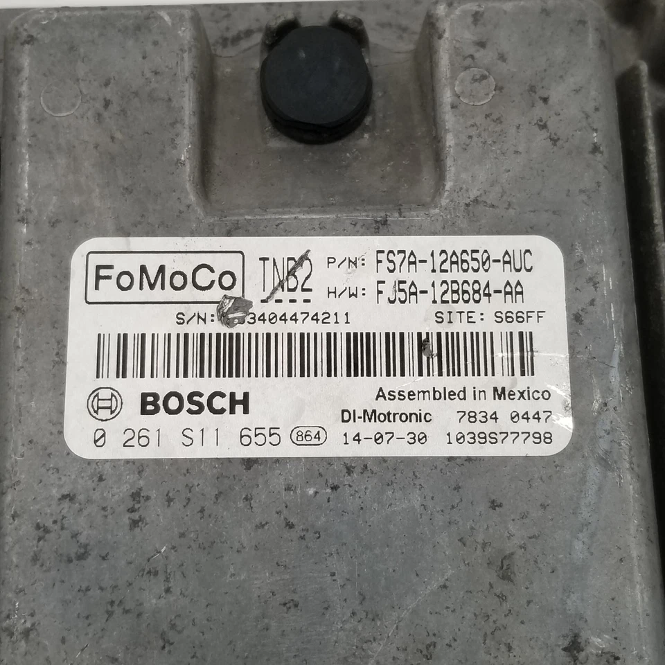 Ford Fusion 2015 2,0 L turbo FS7A12A650 Auc control informático motor módulo ECM ecu Foto 4 de 4