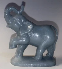 Busch Gardens Elephant Figure Plastic MOLD-A-RAMA Grey