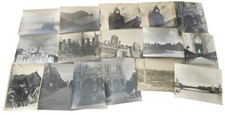 Original Lot WWII Military Photographs of War Town Europe France Cherbourg ZA16