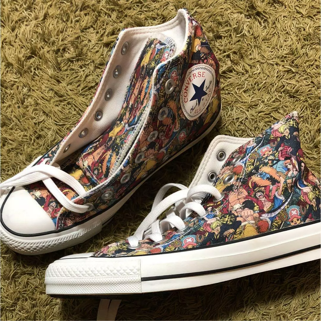 Bende Reageer Ham Converse Sneakers One Piece Collaboration Limited Items 23.5Cm Women 6.5Us  | eBay